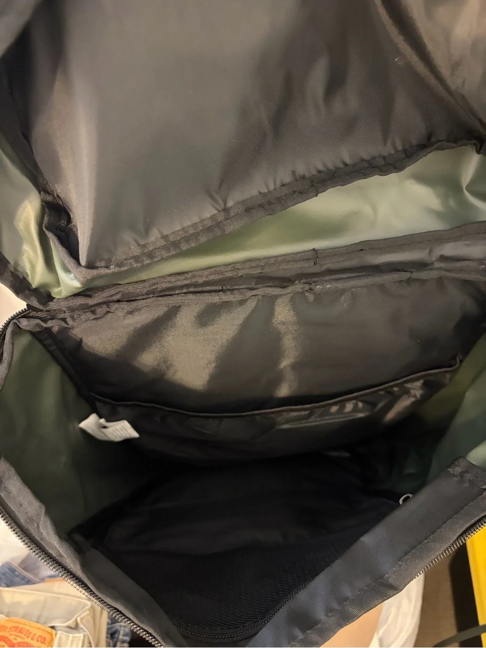 O'Neill Olive Green Roll-Top Backpack with Front Pocket